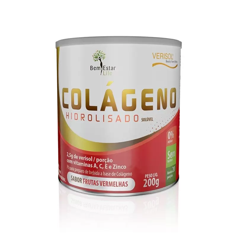 COLAGENO EM PO VERISOL - SABOR FRUTAS VERMELHAS