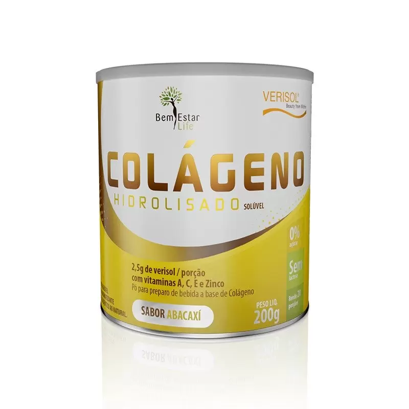 COLAGENO EM PO COM VERISOL - SABOR ABACAXI