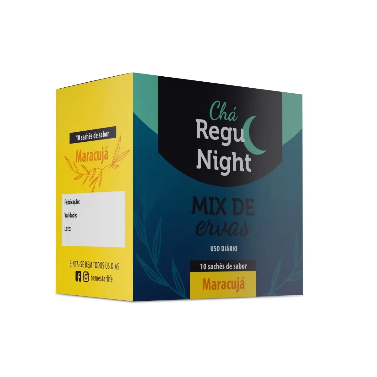 CHA REGU NIGHT - 10 SACHES SABOR CAMOMILA