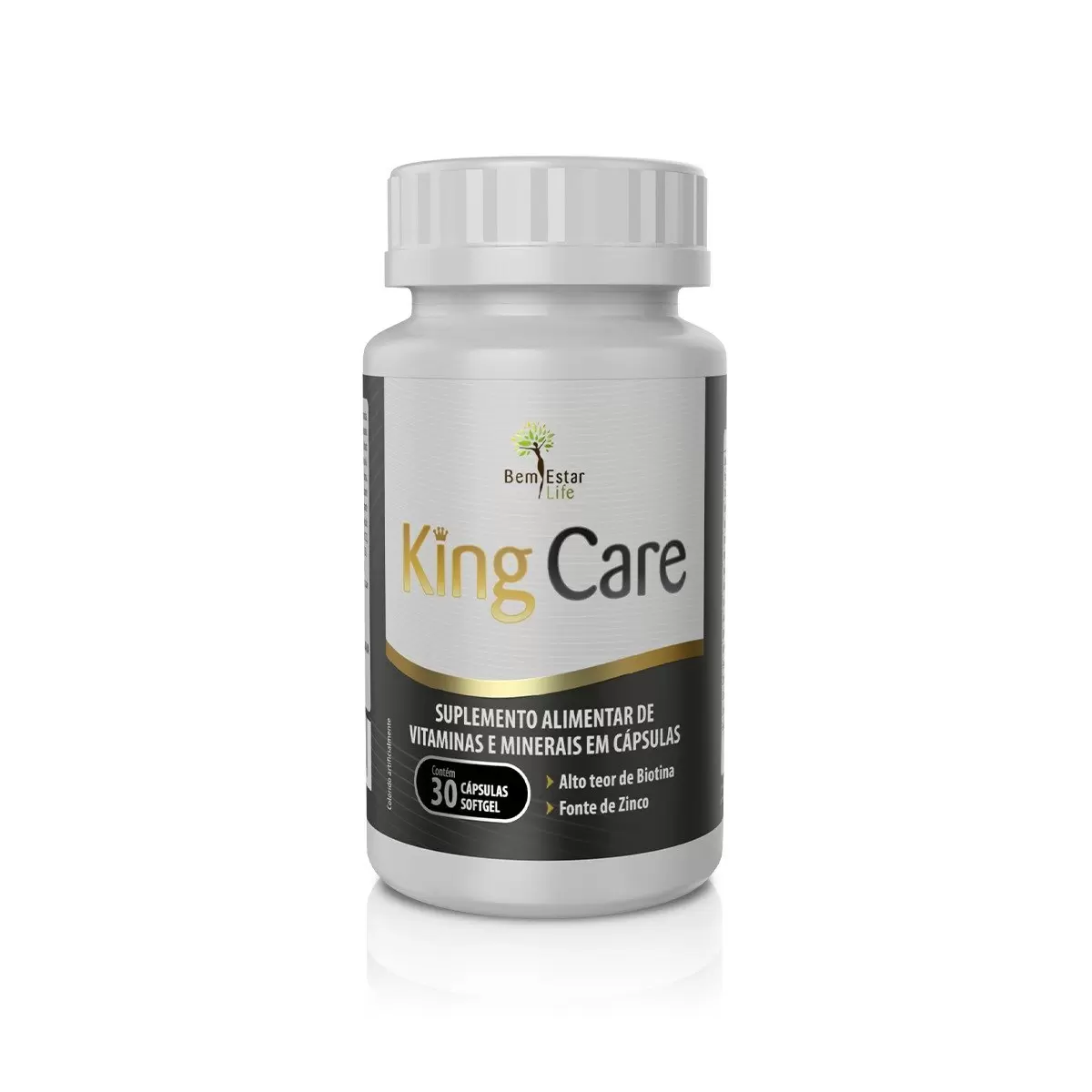 KING CARE- SUPLEMENTO CABELO, UNHA E BARBA 